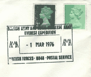 EVEREST BESTEIGUNG MIT FILOFAX® THE BRITISH ARMY ROYAL NEPALESE ARMY EVEREST EXPEDITION 1976
