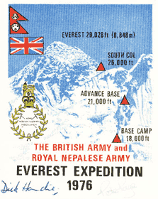 THE BRITISH ARMY AND ROYAL NEPALESE ARMY EXPEDITION 1976 WITH FILOFAX
