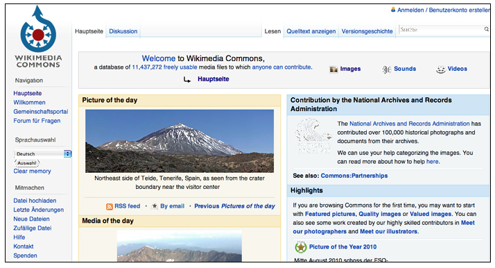 wikimediacommons bildersuche internet