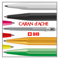 GÜNSTIGER KUGELSCHREIBER MIT DER LEGENDÄREN CARAN d'ACHE™ - MINE Der sechseckige Office CARAN d'ACHE™ 849