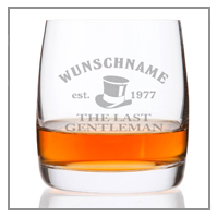 EMPFEHLUNG: WHISKY GLAs MIT INDIVIDUELLER NAMENSGRAVUR