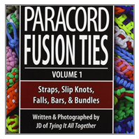 IE ULTIMATIVE ANLEITUNG Paracord Fusion Ties - Volume Straps, Slip Knots, Falls, Bars, and Bundles [Englisch] [Taschenbuch] J.D. Lenzen 