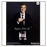GEORGE WHO? NESPRESSO® WHAT ELSE!